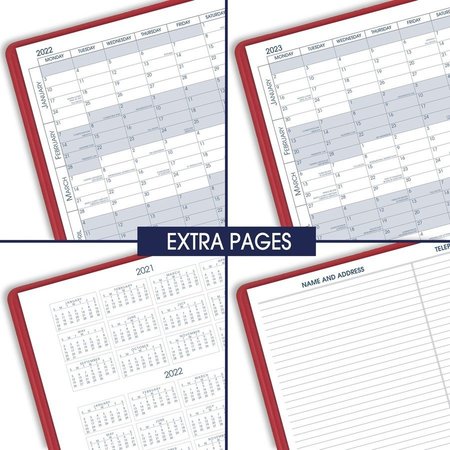 At-A-Glance Planner, 15Mnth, Fshn, 9X11, Rd AAG7025013